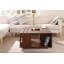 Wheel Coffee Table with Storage