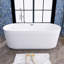 Baignoire de trempage autoportante en acrylique 59 po. X 30 po.