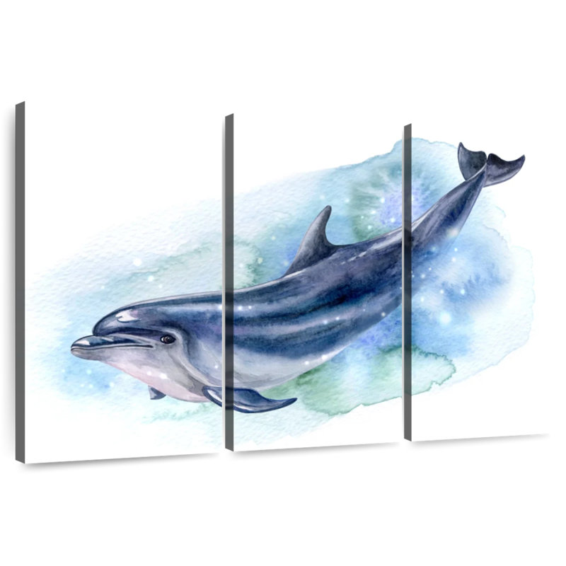 Brampt Aquatic Dolphin, 32" H x 50" W