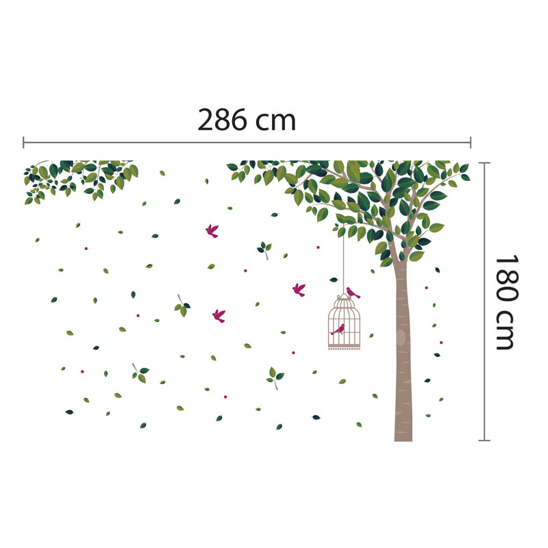 Plants & Flowers Non-Wall Damaging Wall Decal
