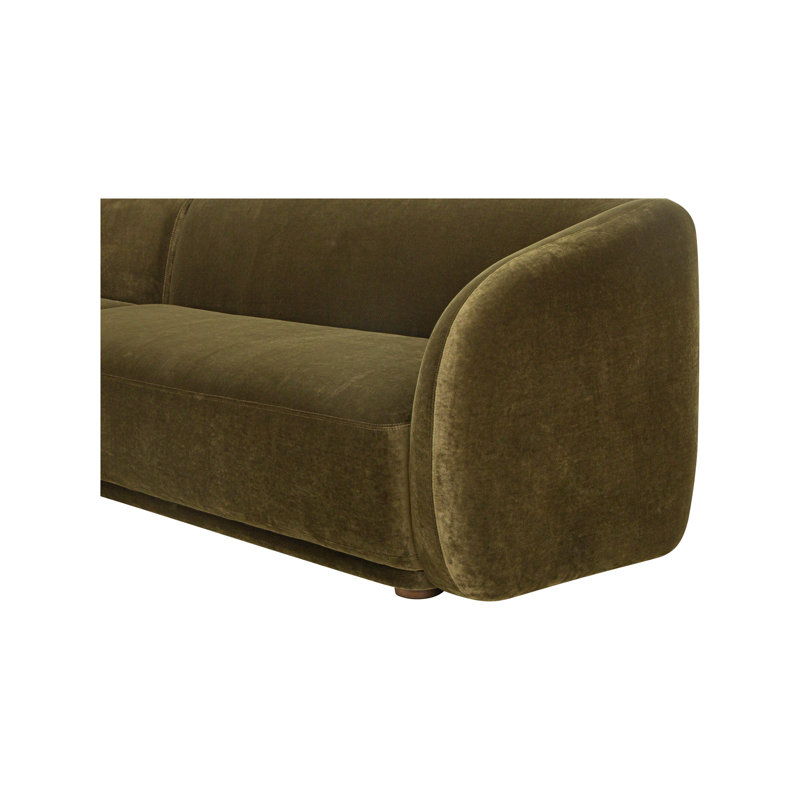 Canapé modulaire vert foncé Kristin, Orienté à droite