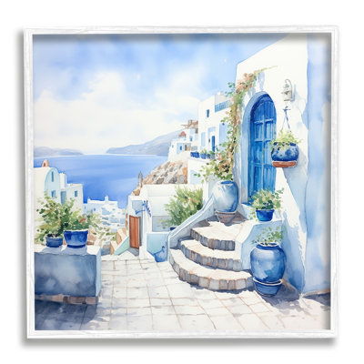 Ba-030 - Vue de la terrasse de Santorin encadrée par LSR Design Studio