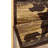 Rustic Cabin Area Rug with Woodland Animal Design, Brown Beige Outdoor Wildlife Motif Carpet