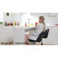 Vanity Desk Chair Dressing Table Chairs Swivel Armless Height Adjustable Foam Padded Bedroom Makeup Office Chair-1318807225