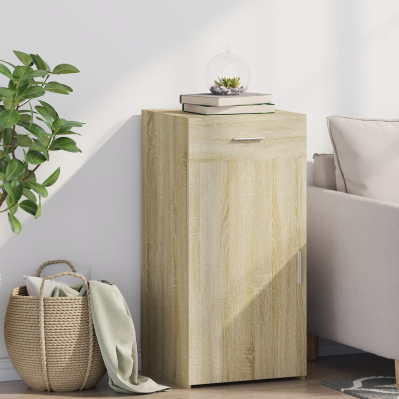 Neelum Sideboard, Sonoma Oak, 93cm H x 45cm W x 41cm D