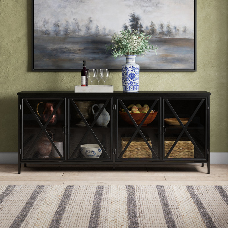 Tildon 79'' Sideboard, Black