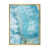 Toile avec cadre flottant or