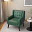 Faux Leather Armchair-2129252958