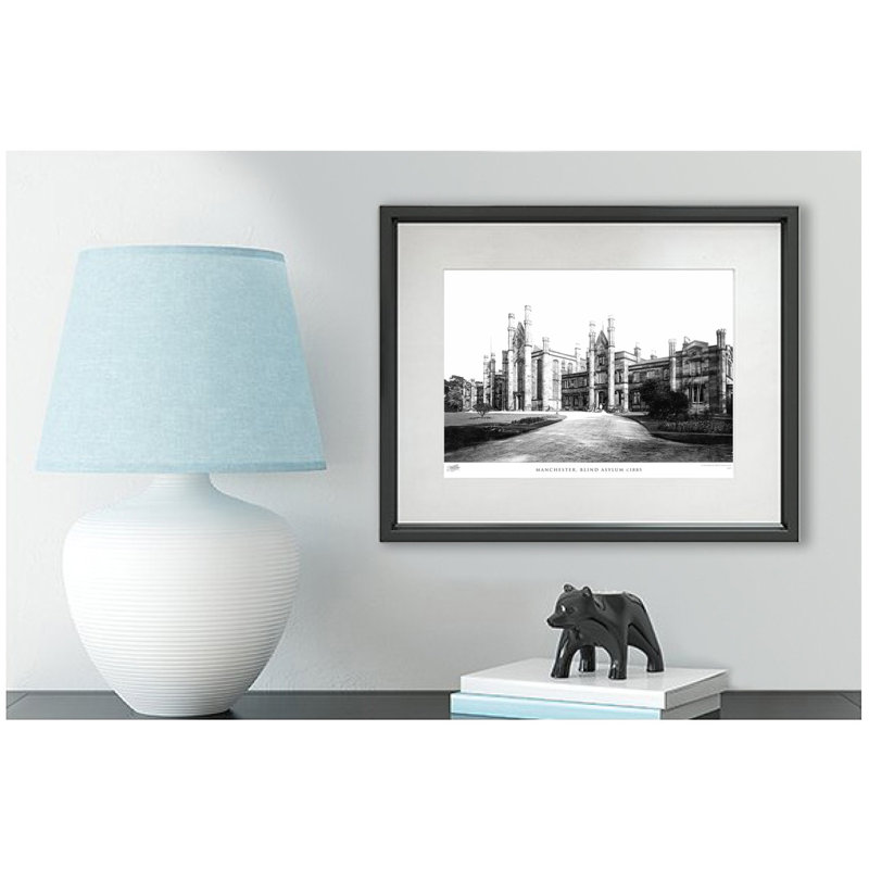 Manchester, Blind Asylum C1885 by Francis Frith - Single Picture Frame Print, 60cm H x 80cm W x 2.3cm D