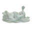 Figurine grenouille allongée