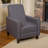Fabric Upholstered With Push Back With Recliner Function Chair