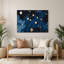 Art mural en métal Sci Fi Minimal constellation
