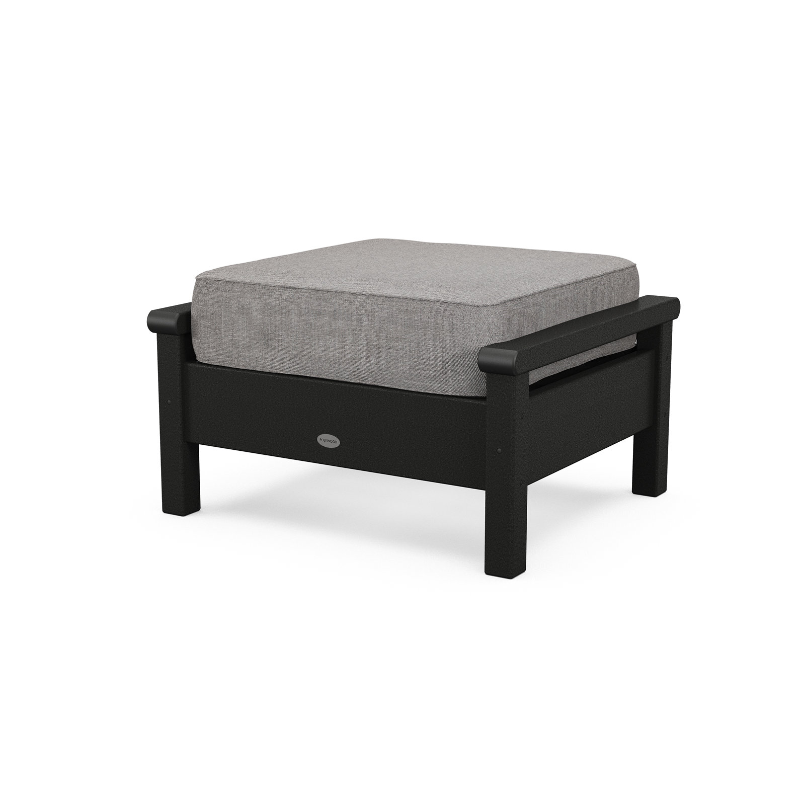 POLYWOOD® Harbour Patio Ottoman, Grey Revolution®