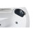 DAISY 53" x 53" White Corner Whirlpool Bathtub with 6 Jets