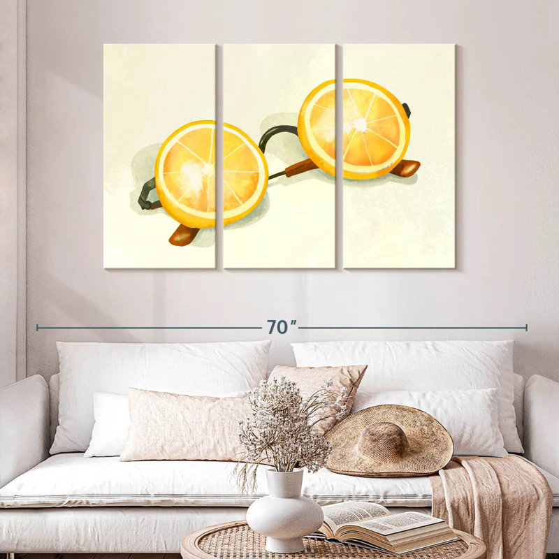 Yarlin Lemon Sunglasses, 32" H x 50" W