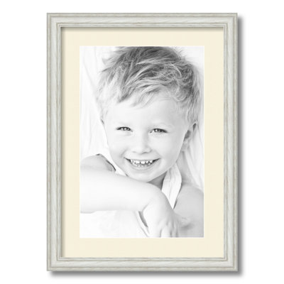 Wood Matte Picture Frame with Mat