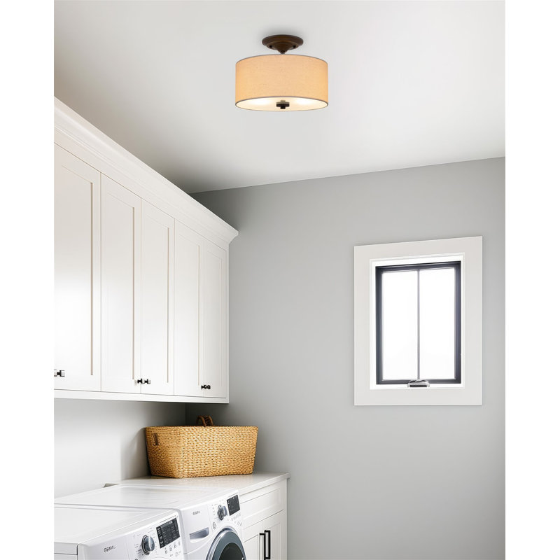 Randlett Fabric Semi Flush Mount