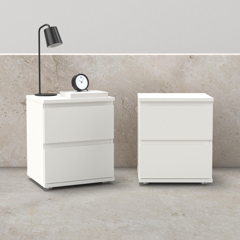 Ensemble de 2 tables de chevet 2 tiroirs l 15,83 po Aurora