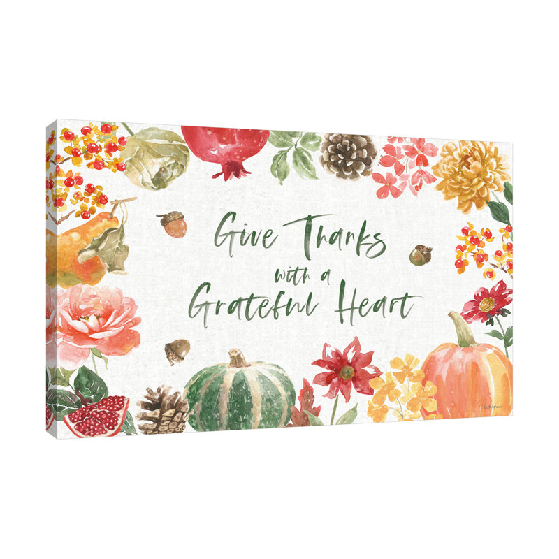 «Harvest Bouquet I», toile tendue par Beth Grove, H 40 po x l 60 po x P 1,5 po