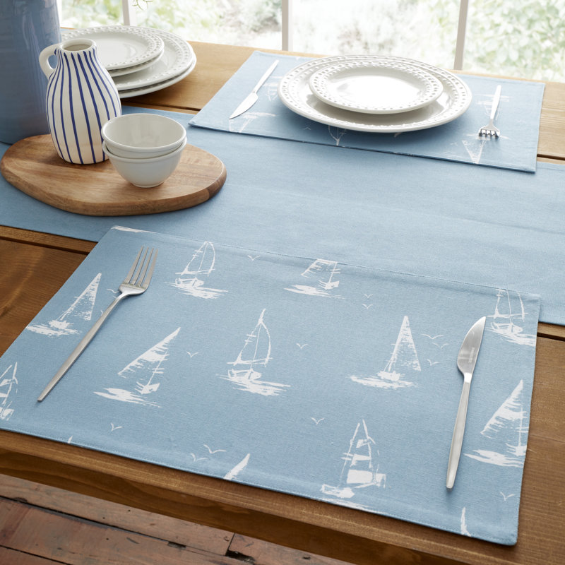 Salcombe Boats Cotton Dining Placemat 4 Pack