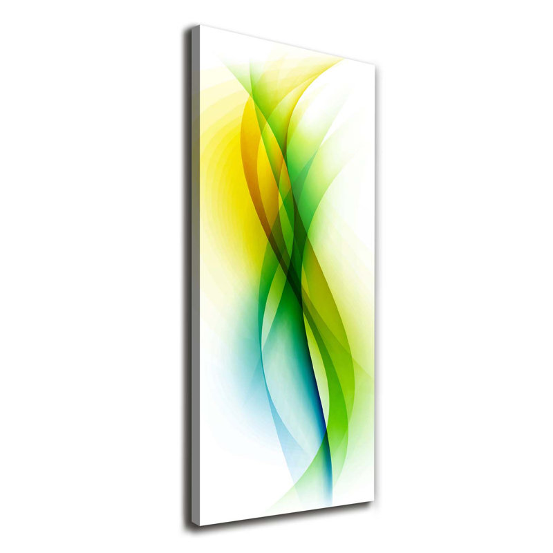 Waves Abstraction - Wrapped Canvas Print