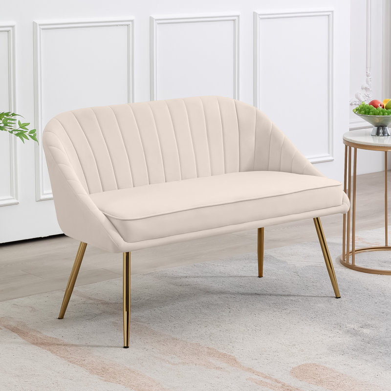 Causeuse rembourrée Tarrsus, Beige