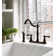 Oakmont Double Handle Kitchen Faucet with Side Spray