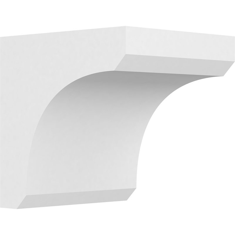 Corbeau standard en uréthane Signature standard, brun clair apprêté, H 8 po x l 7 po x P 8 po
