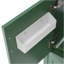 Ensemble de meuble-lavabo vert 30 po avec lavabo, meuble de rangement pour salle de bain avec porte à fermeture douce, 3 tiroirs à fermeture douce et plateau amovible, structure en bois-302498410