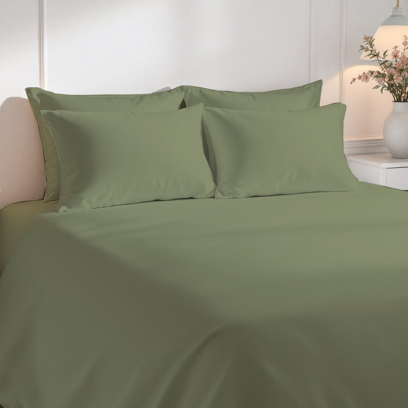 Ensemble de draps luxueux en microfibre de qualité supérieure, Ensemble de draps pour très grand lit avec 4 taie, ISE