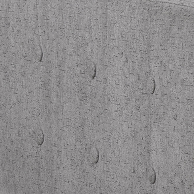Upholstered L-Shaped Sectional Right Hand Facing, Silver 100% Polyester