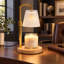 11.42 " Glass and Iron Wax Warmer