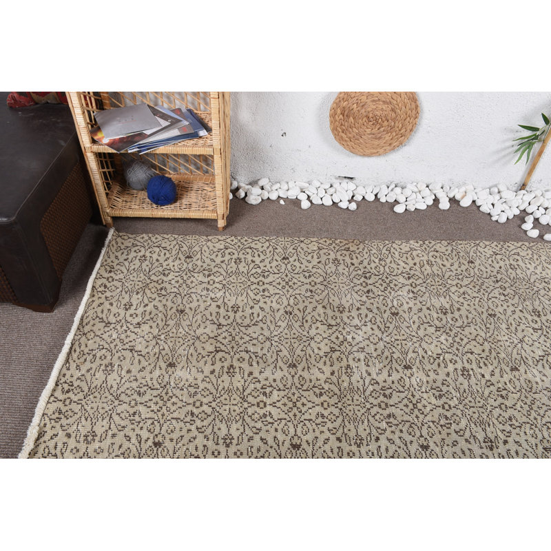 Turkish Rugs, Vintage Rugs, Geometric Rug, Beige Statement Rug, Kitchen Rugs, Decorative Rugs