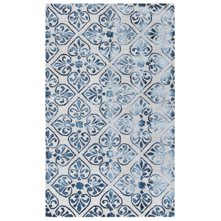Oakton Hand Tufted Wool Floral Rug