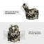 Fauteuil inclinable manuel berçant pivotant de 27,2 po de large Hayti (ensemble de 2)-1761410592