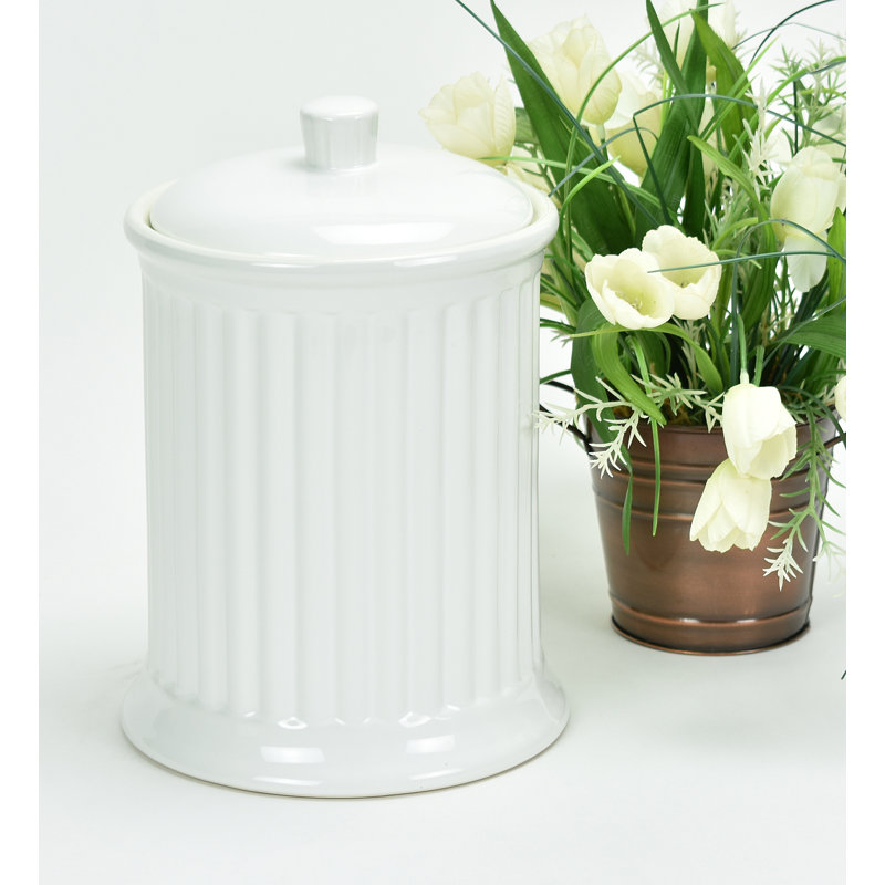Très gros pot Simsbury, blanc