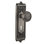 Egg & Dart Plate with Decorative Keyhole and Craftsman Door Knob