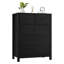 Commode 5 tiroirs pour chambre à coucher, grande commode moderne avec tiroirs de rangement-361094507