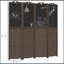 Paravent pliable 4 panneaux avec tableau noir, panneaux d'intimité autoportants de 5,5 pi de hauteur pour chambre à coucher ou bureau-114459961