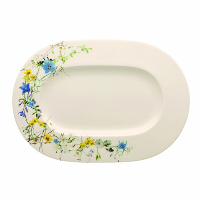 Brillance Fleurs Des Alpes Bone China Platter