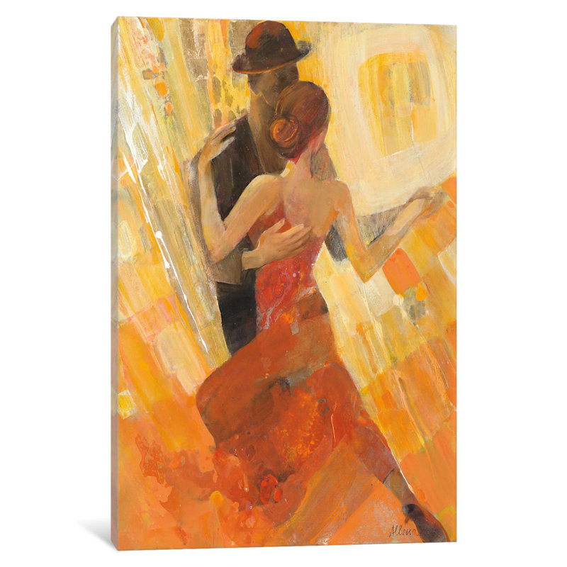 Tango, reproduction d’art sur toile tendue, H 26 po x l 40 po x P 1,5 po