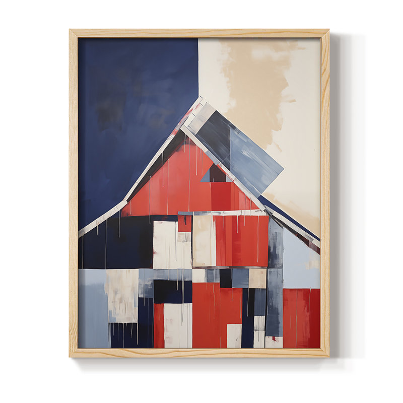 LANDSCAPES Series CXXIX Framed Print - Solid Wood, 21" H x 17" W