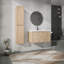 Meuble-lavabo mural 36 po avec lavabo et armoire latérale 36 po
