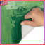 Tapis de bain vert texturé abstrait-107178701