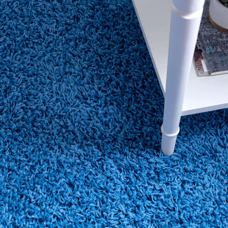 Tapis ovale rayé scintillant