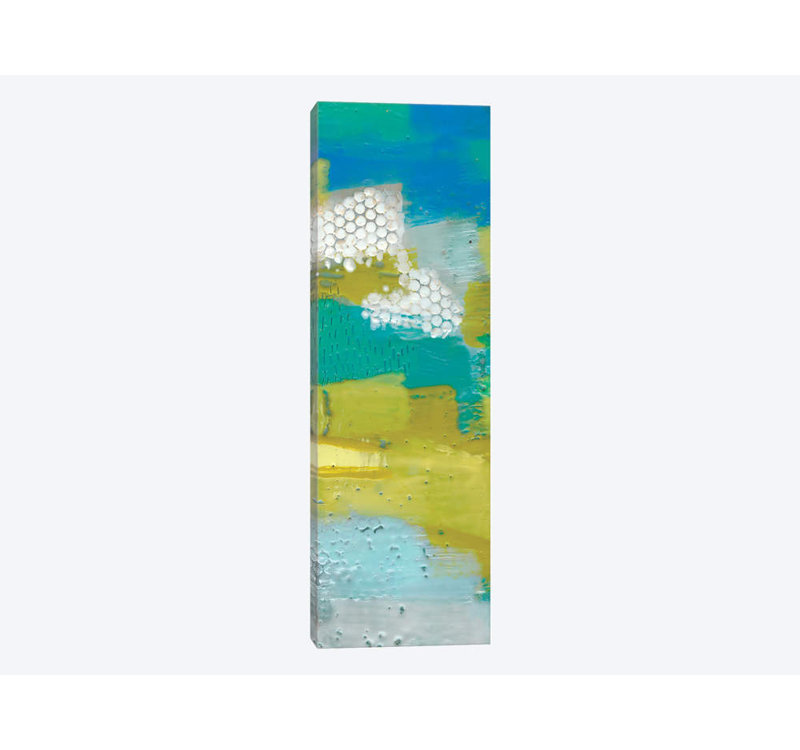 « bleu », impression sur toile, H 72 po x l 24 po x P 1,5 po