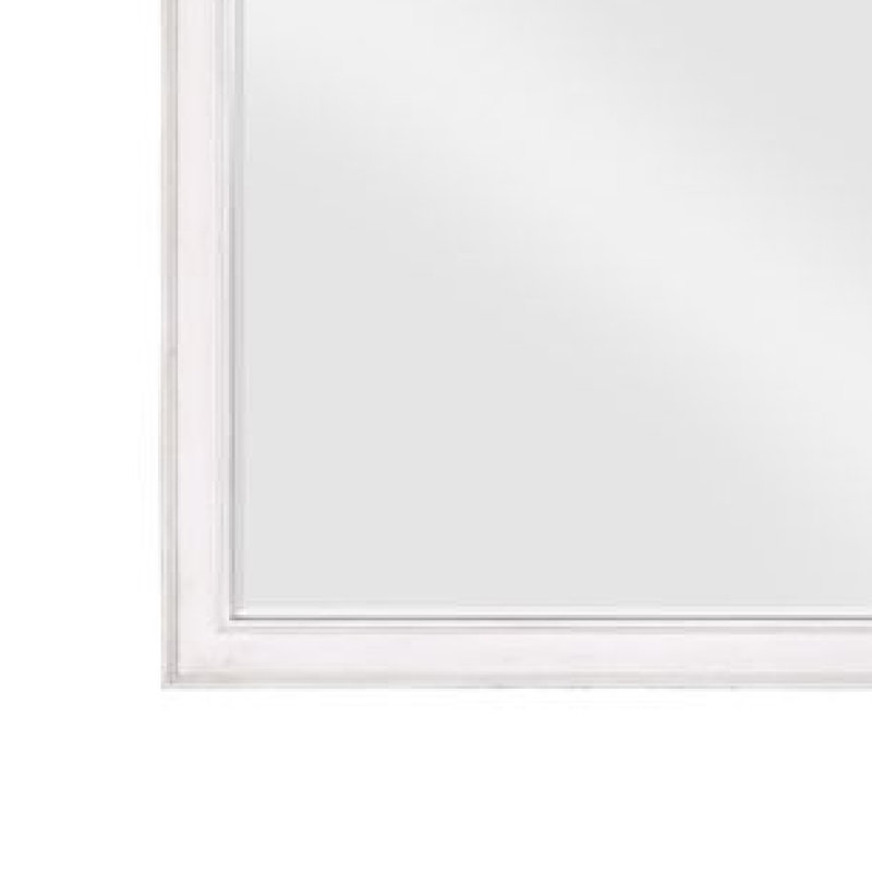 Wood Flat Wall Mirror
