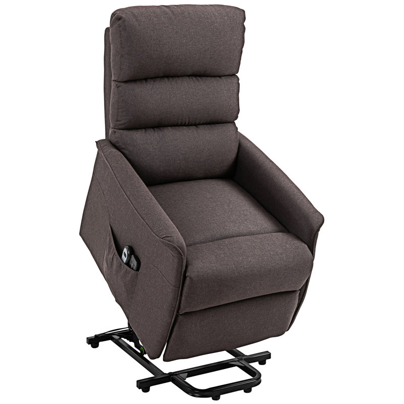 Fauteuil inclinable électrique, Polyester brun