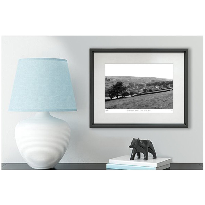 Mixenden, From Page Hill C1960 - Single Picture Frame Print, 28cm H x 36cm W x 2.3cm D