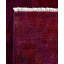 Overdyed Hand-Knotted Wool Modern-Contemporary Purple Area Rug 5' 1" x 8' 0"